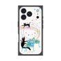 プレミアムスクエアケース with MagSafe［ おかべてつろう - 黒猫クロのとおりみち ］