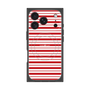 プレミアムスクエアケース with MagSafe［ Small Border - Red ］