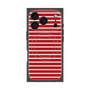 プレミアムスクエアケース with MagSafe［ Middle Border - Red ］