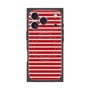 プレミアムスクエアケース with MagSafe［ Middle Border - Red ］