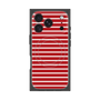 プレミアムスクエアケース with MagSafe［ Middle Border - Red ］