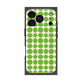 プレミアムスクエアケース with MagSafe［ Big Dot - Green ］