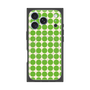 プレミアムスクエアケース with MagSafe［ Big Dot - Green ］