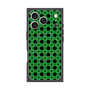プレミアムスクエアケース with MagSafe［ Shower Dot - Green ］