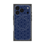 プレミアムスクエアケース with MagSafe［ Dot Circle - Navy ］