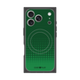 プレミアムスクエアケース with MagSafe［ Dot Gradation - Green ］