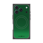 プレミアムスクエアケース with MagSafe［ Dot Gradation - Green ］
