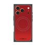 プレミアムスクエアケース with MagSafe［ Dot Gradation - Red ］