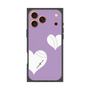 プレミアムスクエアケース with MagSafe［ Two Hearts - Purple ］