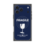 プレミアムスクエアケース with MagSafe［ FRAGILE - Navy ］