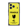 プレミアムスクエアケース with MagSafe［ FRAGILE - Yellow ］
