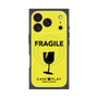 プレミアムスクエアケース with MagSafe［ FRAGILE - Yellow ］