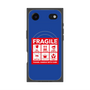 プレミアムスクエアケース with MagSafe［ FRAGILE Sticker - Blue ］