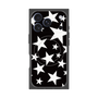 プレミアムスクエアケース with MagSafe［ Stars - Black ］