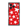 プレミアムスクエアケース with MagSafe［ Stars - Red ］