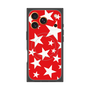 プレミアムスクエアケース with MagSafe［ Stars - Red ］