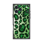 プレミアムスクエアケース with MagSafe［ Leopard - Green ］