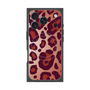 プレミアムスクエアケース with MagSafe［ Leopard - Red ］