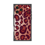 プレミアムスクエアケース with MagSafe［ Leopard - Red ］