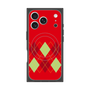 プレミアムスクエアケース with MagSafe［ Nordic Argyle - Red ］
