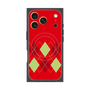 プレミアムスクエアケース with MagSafe［ Nordic Argyle - Red ］