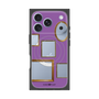 プレミアムスクエアケース with MagSafe［ Photo Frames - Purple ］
