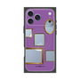 プレミアムスクエアケース with MagSafe［ Photo Frames - Purple ］