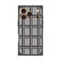 プレミアムスクエアケース with MagSafe［ Tartan Check - Gray ］