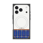 プレミアムスクエアケース with MagSafe［ CASEPLAY Tartan Check - Blue ］