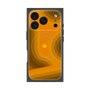 プレミアムスクエアケース with MagSafe［ CASEPLAY Winding Pattern - Orange ］