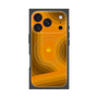 プレミアムスクエアケース with MagSafe［ CASEPLAY Winding Pattern - Orange ］