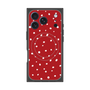 プレミアムスクエアケース with MagSafe［ Drawing Dot - Red ］
