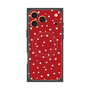 プレミアムスクエアケース with MagSafe［ Drawing Dot - Red ］