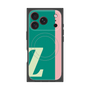 プレミアムスクエアケース with MagSafe［ オリジナル - initial color line - Z green ］