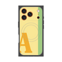 プレミアムスクエアケース with MagSafe［ オリジナル - initial color line - A yellow ］