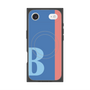 プレミアムスクエアケース with MagSafe［ オリジナル - initial color line - B blue ］
