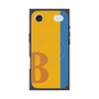 プレミアムスクエアケース with MagSafe［ オリジナル - initial color line - B orange ］