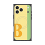プレミアムスクエアケース with MagSafe［ オリジナル - initial color line - B yellow ］