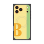 プレミアムスクエアケース with MagSafe［ オリジナル - initial color line - B yellow ］