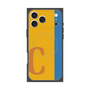 プレミアムスクエアケース with MagSafe［ オリジナル - initial color line - C orange ］