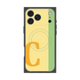 プレミアムスクエアケース with MagSafe［ オリジナル - initial color line - C yellow ］
