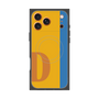 プレミアムスクエアケース with MagSafe［ オリジナル - initial color line - D orange ］