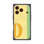 プレミアムスクエアケース with MagSafe［ オリジナル - initial color line - D yellow ］