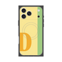 プレミアムスクエアケース with MagSafe［ オリジナル - initial color line - D yellow ］