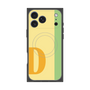プレミアムスクエアケース with MagSafe［ オリジナル - initial color line - D yellow ］