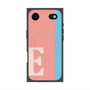 プレミアムスクエアケース with MagSafe［ オリジナル - initial color line - E pink ］