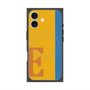 プレミアムスクエアケース with MagSafe［ オリジナル - initial color line - E orange ］