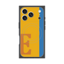 プレミアムスクエアケース with MagSafe［ オリジナル - initial color line - E orange ］