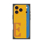 プレミアムスクエアケース with MagSafe［ オリジナル - initial color line - E orange ］