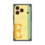プレミアムスクエアケース with MagSafe［ オリジナル - initial color line - E yellow ］